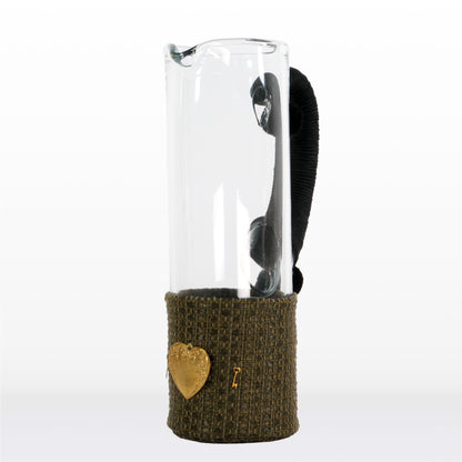 Jug - Brown raffia (Medium size)