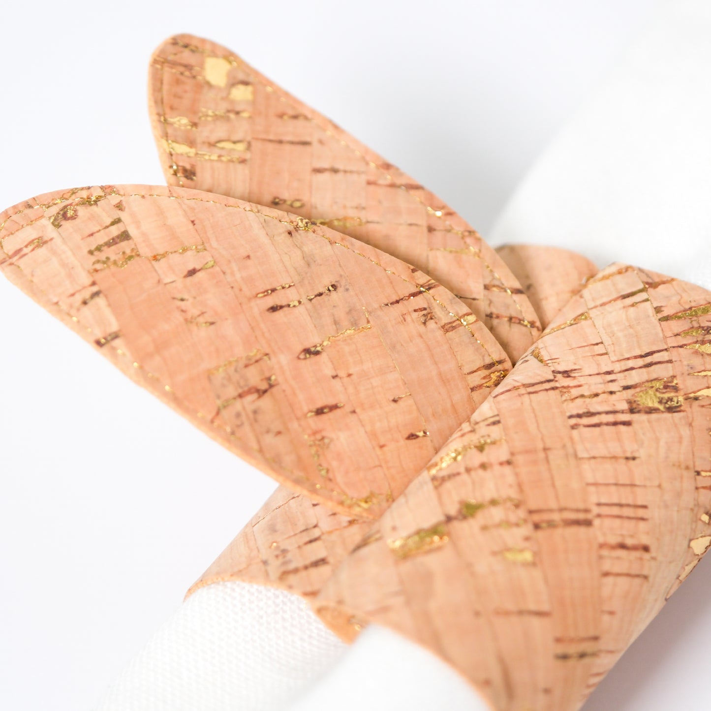 Cork Napkin Rings - Cork lining (Set of 3)