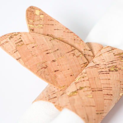 Cork Napkin Rings - Cork lining (Set of 3)
