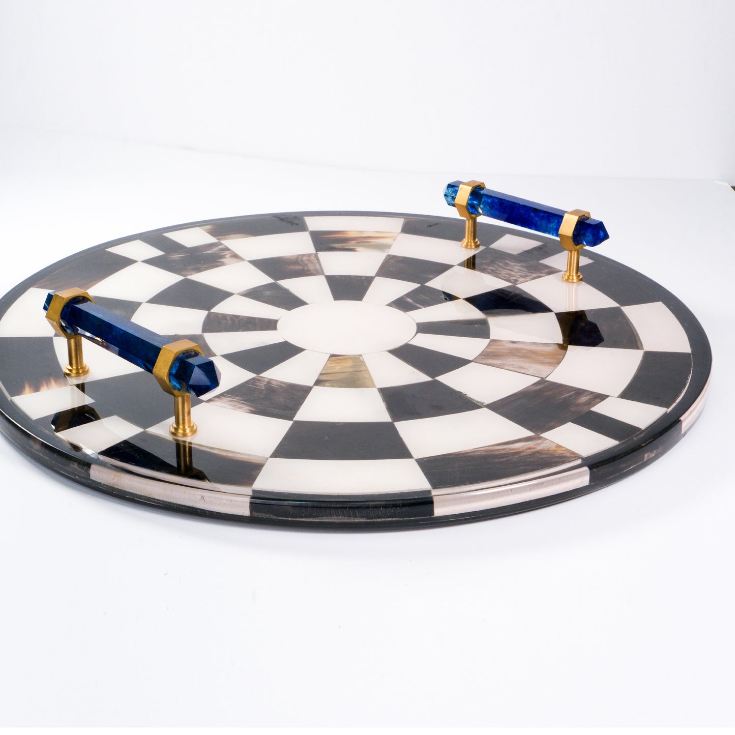 Bullhorn Tray - Blue Handle (Large)