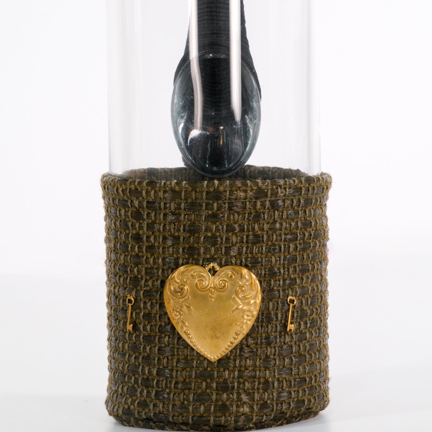 Jug - Brown raffia (Medium size)