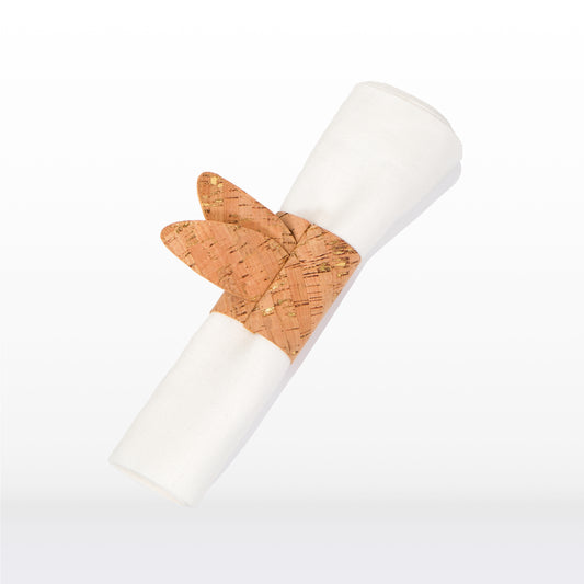 Cork Napkin Rings - Cork lining (Set of 3)