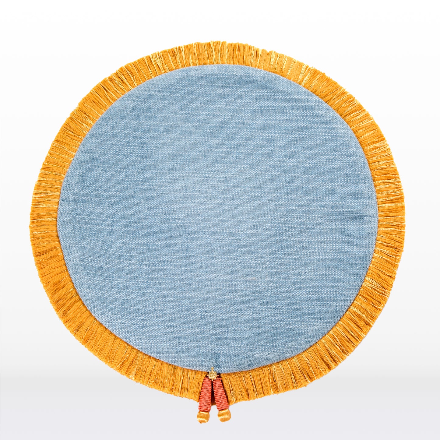 Blue and Yellow Round Placemat