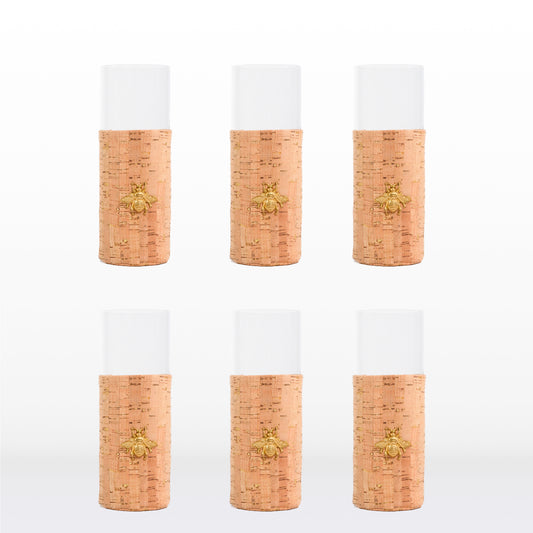 Long glasses - Cork lining (6 units)